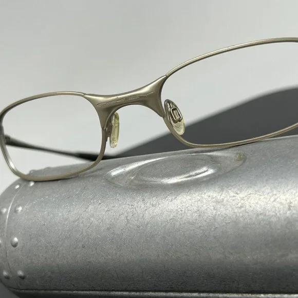 Oakley Square Wire 2.0 Sunglasses Platinum Frames Spring Hinge